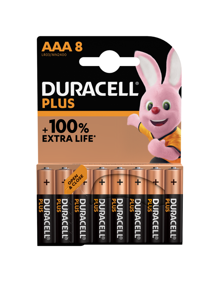 Duracell Alkaline Simply AAA 8pcs Batteries