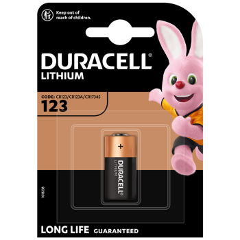 Duracell Lithium Ultra CR123A 1pc Card Duracell Lithium Ultra CR123A 1pc Card
