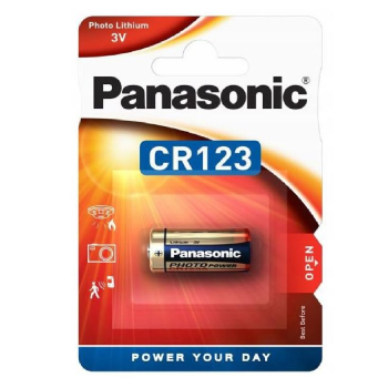 Panasonic CR123A Lithium Battery Blister (1pc)