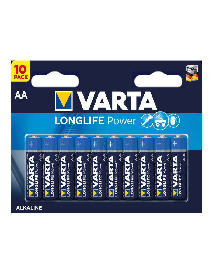 Varta Alkaline AA 10pcs Longlife Power Varta Alkaline AA 10pcs Longlife Power