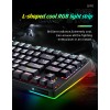 Thunderobot KG3089R Black Mechanical Gaming Keyboard 89 Red Switch Keys