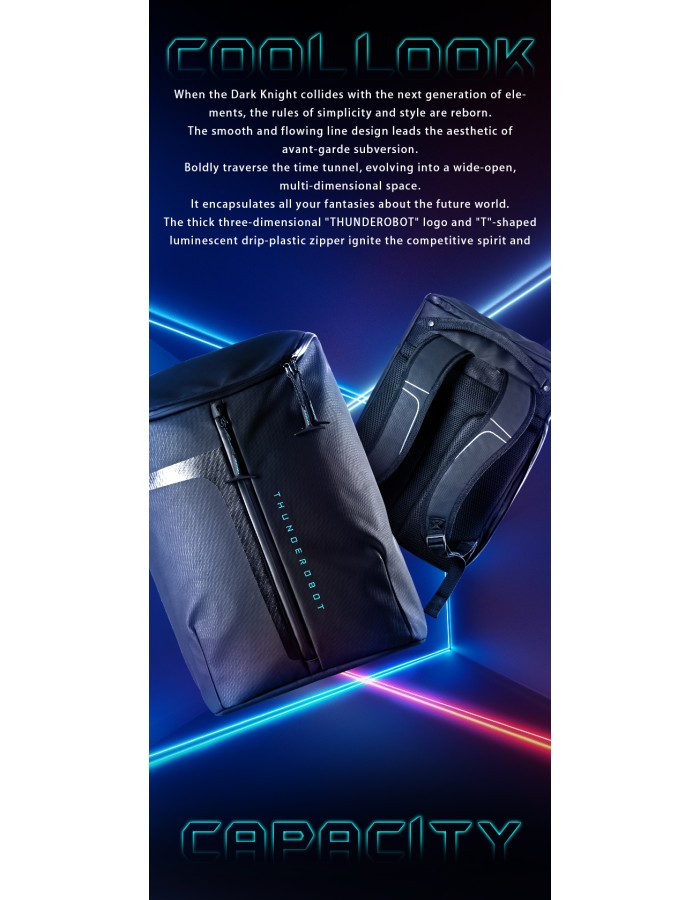Thunderobot Dark Warrior 15/6 Laptop Backpack Thunderobot Dark Warrior 15/6 Laptop Backpack