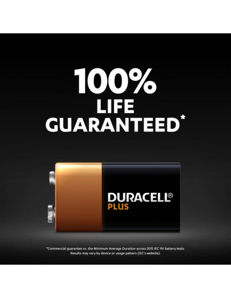 Duracell Alkaline 9V 1pc Battery Plus Duracell Alkaline 9V 1pc Battery Plus