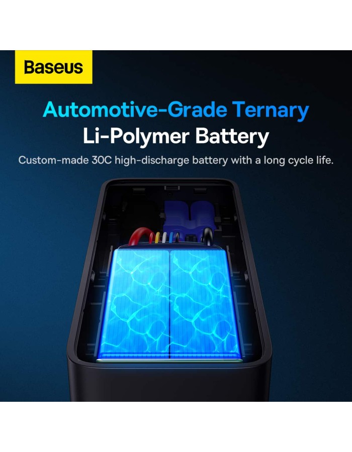 Baseus Car Jump Start Booster & Powerbank 6000mAh 600A ALPHA Black