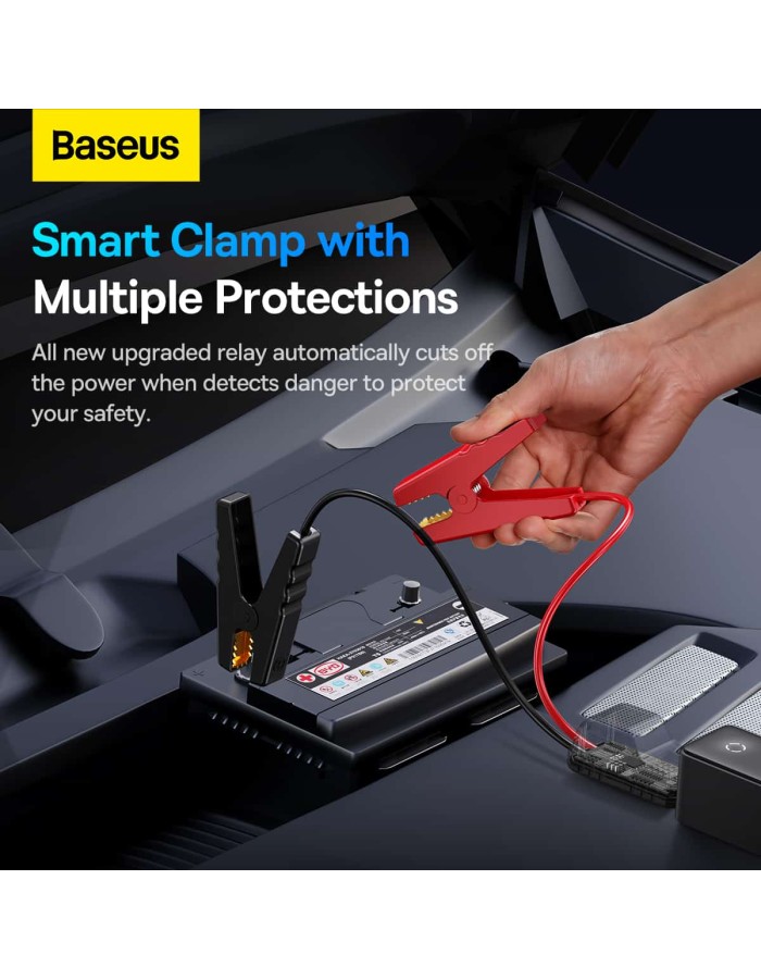 Baseus Car Jump Start Booster & Powerbank 6000mAh 600A ALPHA Black