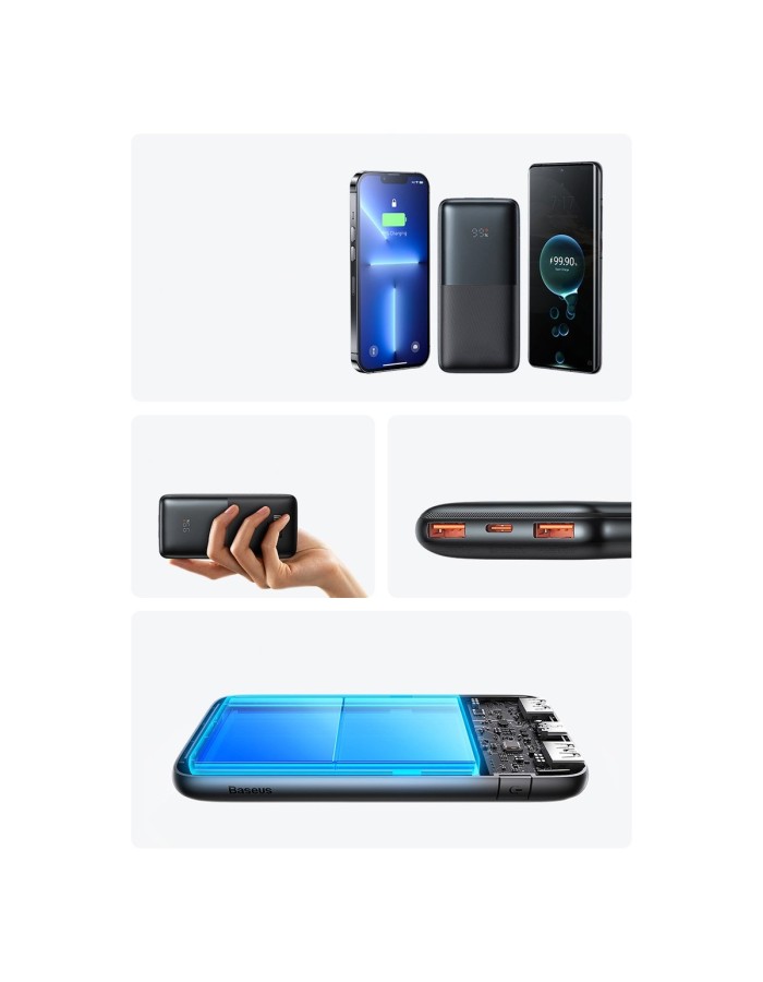 Baseus Powerbank 20W 10000mAh Display Bipow Pro Black Baseus Powerbank 20W 10000mAh Display Bipow Pro Black