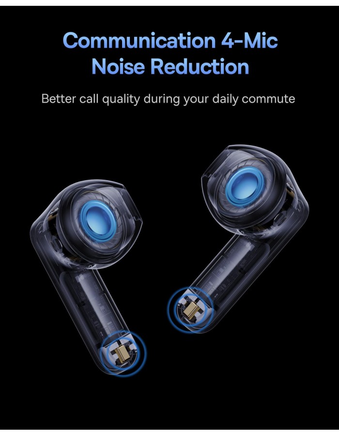 Baseus Headphones In Ear TWS Bowie E5x Black Baseus Headphones In Ear TWS Bowie E5x Black