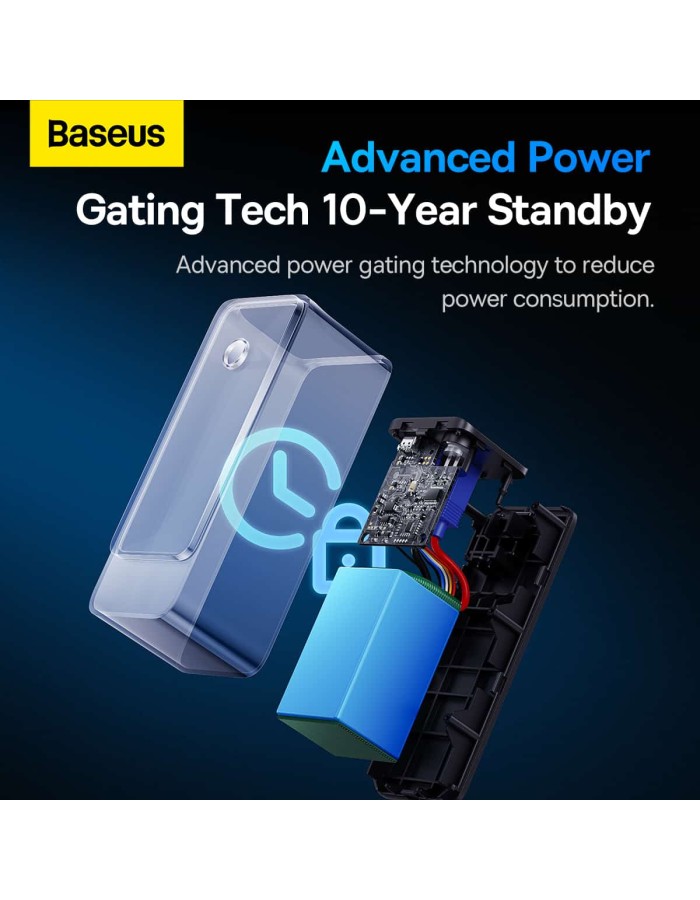 Baseus Car Jump Start Booster & Powerbank 6000mAh 600A ALPHA Black