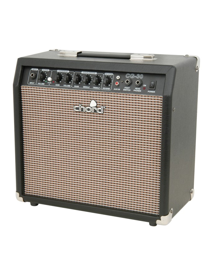 Chord CG-30 Vinyl Guitar Amplifier with 10'' Speaker Equaliser & Footswitch Input 173.046UK Chord CG-30 Vinyl Guitar Amplifier with 10'' Speaker Equaliser & Footswitch Input 173.046UK