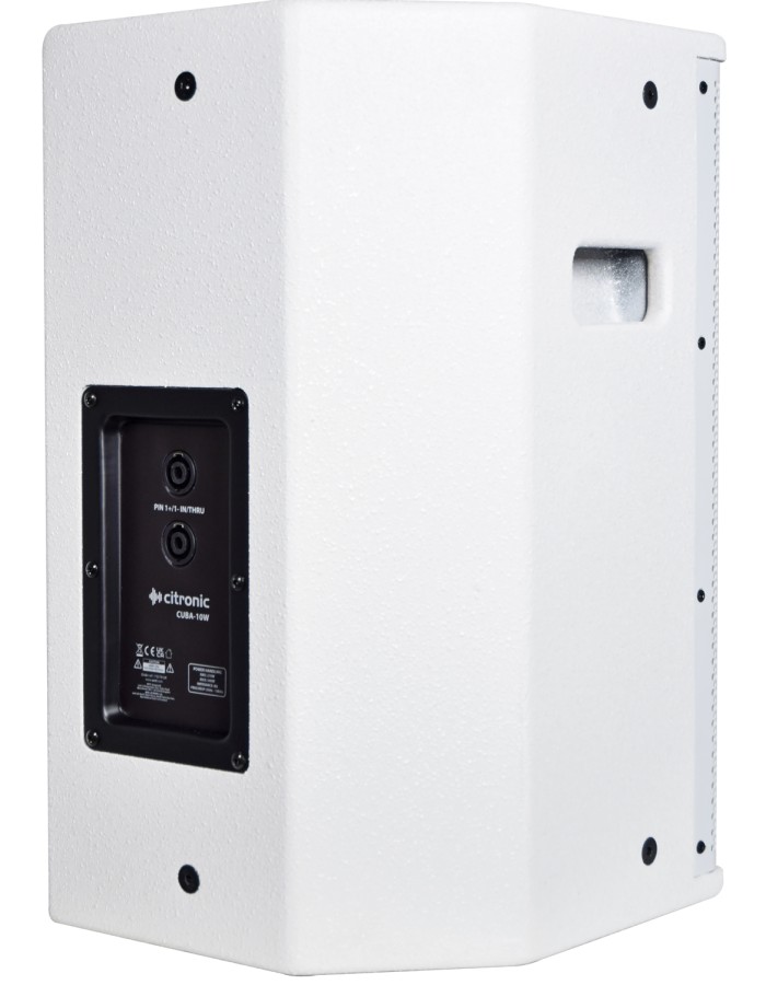 Citronic CUBA-10W White 10'' Full-Range MDF Passive Speaker 540W 178.741UK
