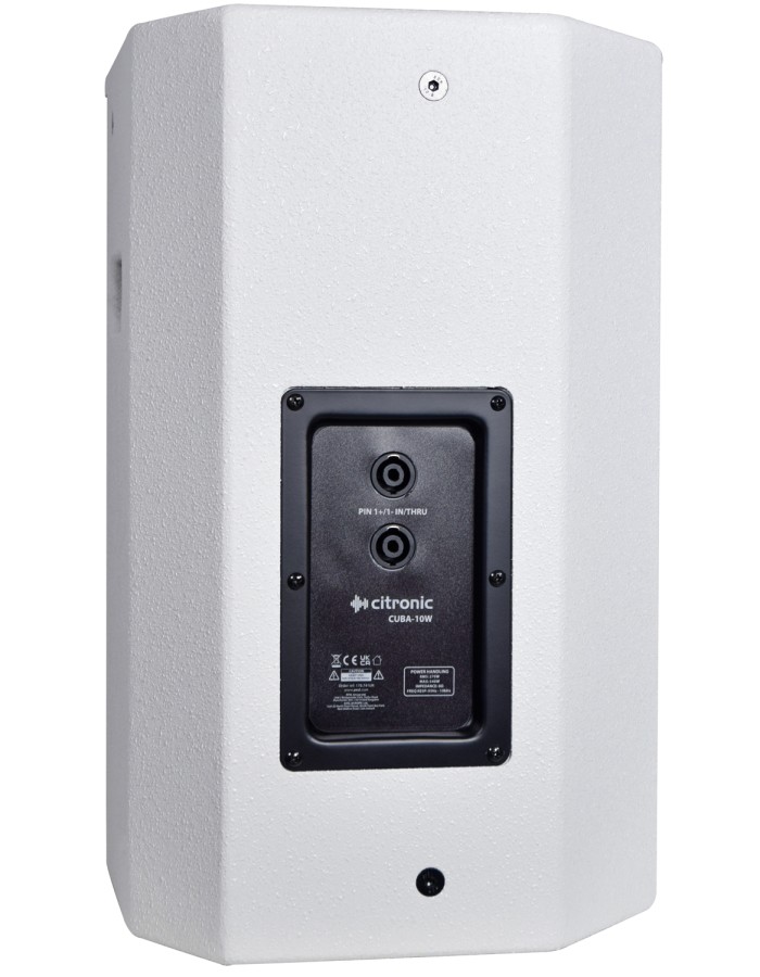 Citronic CUBA-10W White 10'' Full-Range MDF Passive Speaker 540W 178.741UK