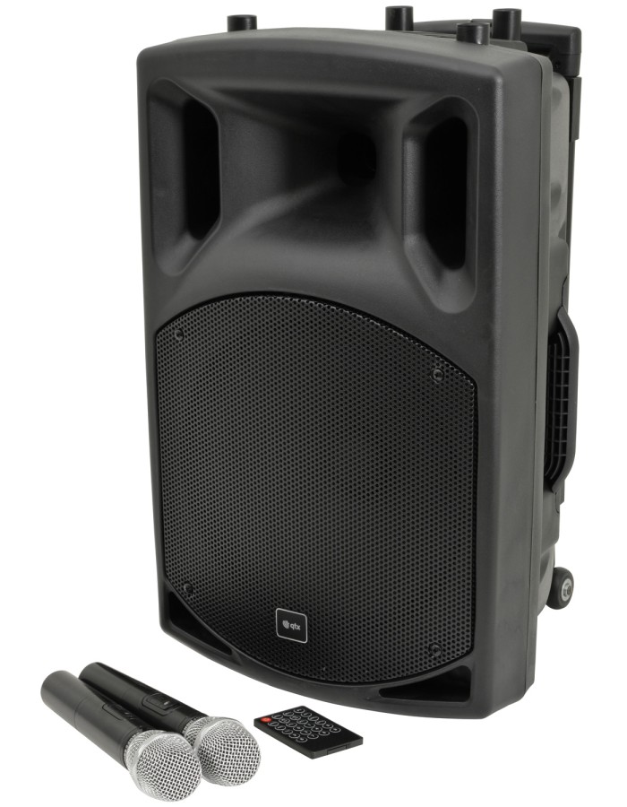 QTX QX12PA-Plus Portable PA 12'' BT/USB/UHF Mic 178.854UK