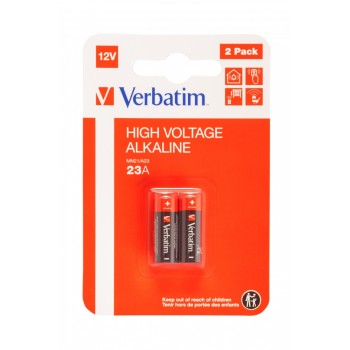 Verbatim Alkaline 12V 23A (MN21/A23) 2pcs Batteries