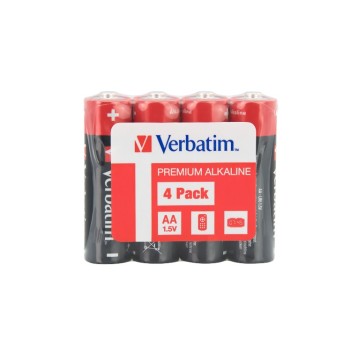 Verbatim Alkaline AA 4pcs Batteries (Wrap)