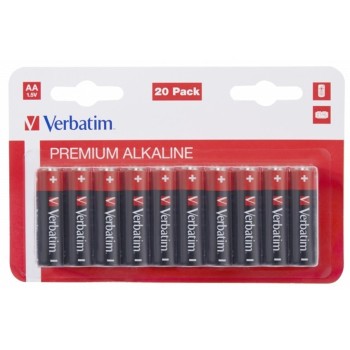 Verbatim Alkaline AA 20pcs Batteries