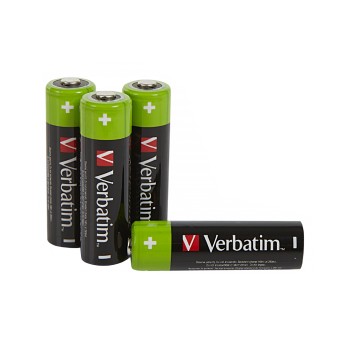 Verbatim Rechargeable AA 2500mAh Batteries (4pcs) Verbatim Rechargeable AA 2500mAh Batteries (4pcs)
