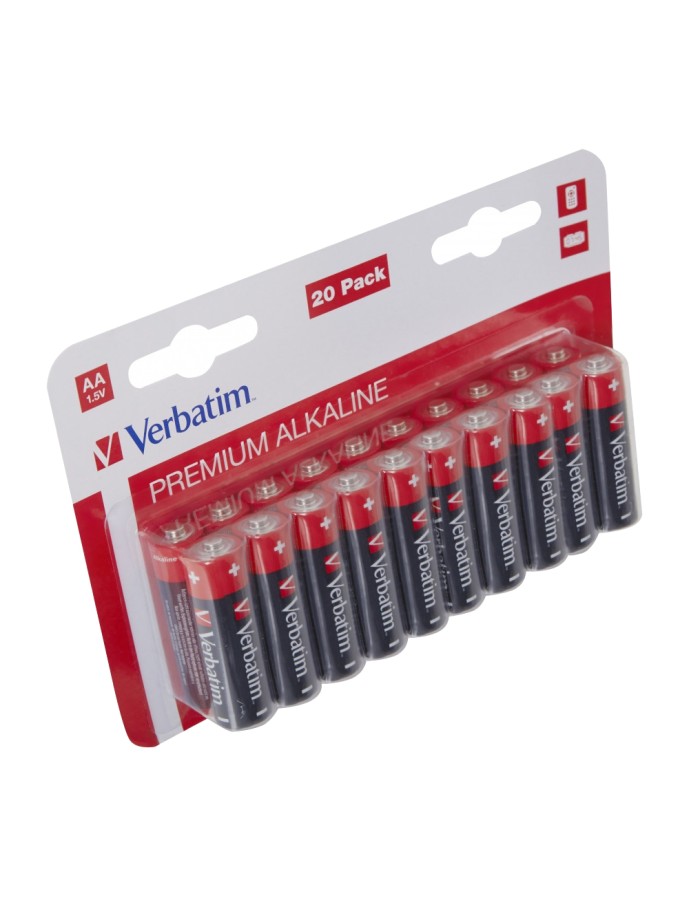 Verbatim Alkaline AA 20pcs Batteries Verbatim Alkaline AA 20pcs Batteries