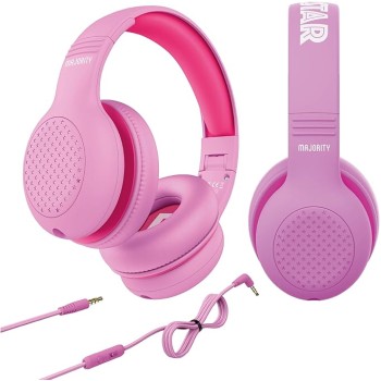 Majority SUPERSTAR Kids Over Ear Headphones Pink Majority SUPERSTAR Kids Over Ear Headphones Pink