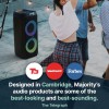 Majority P300 Portable Karaoke Speaker 300W Bluetooth USB FM Wired Mic Majority P300 Portable Karaoke Speaker 300W Bluetooth USB FM Wired Mic