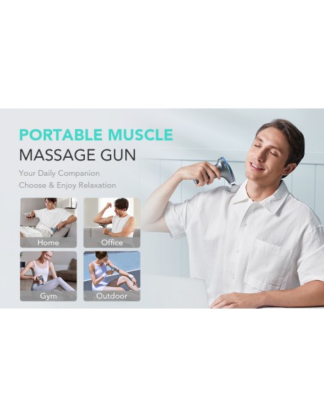 SKG Body Gun Massager for Athletes F7-E