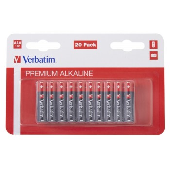 Verbatim Alkaline AAA 20pcs Batteries