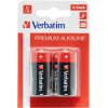 Verbatim Alkaline C 2pcs Batteries