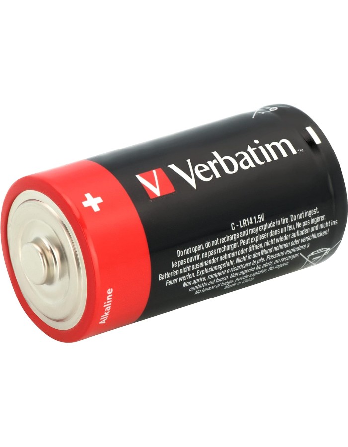 Verbatim Alkaline C 2pcs Batteries