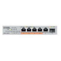 Zyxel 5-Port 2.5G Multi-Gigabit PoE Switch, 4 PoE + 10G SFP+ XMG-105HP Zyxel 5-Port 2.5G Multi-Gigabit PoE Switch, 4 PoE + 10G SFP+ XMG-105HP