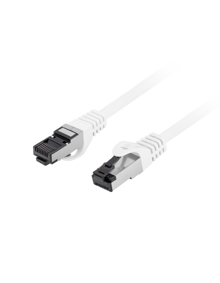 Lanberg Patch Cable CAT8.1 S/FTP CU LSZH 0.5m White