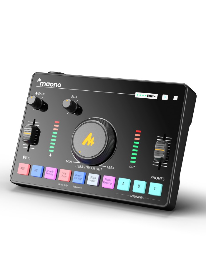 Maono AMC2 NEO Streaming Audio Mixer Console Maono AMC2 NEO Streaming Audio Mixer Console