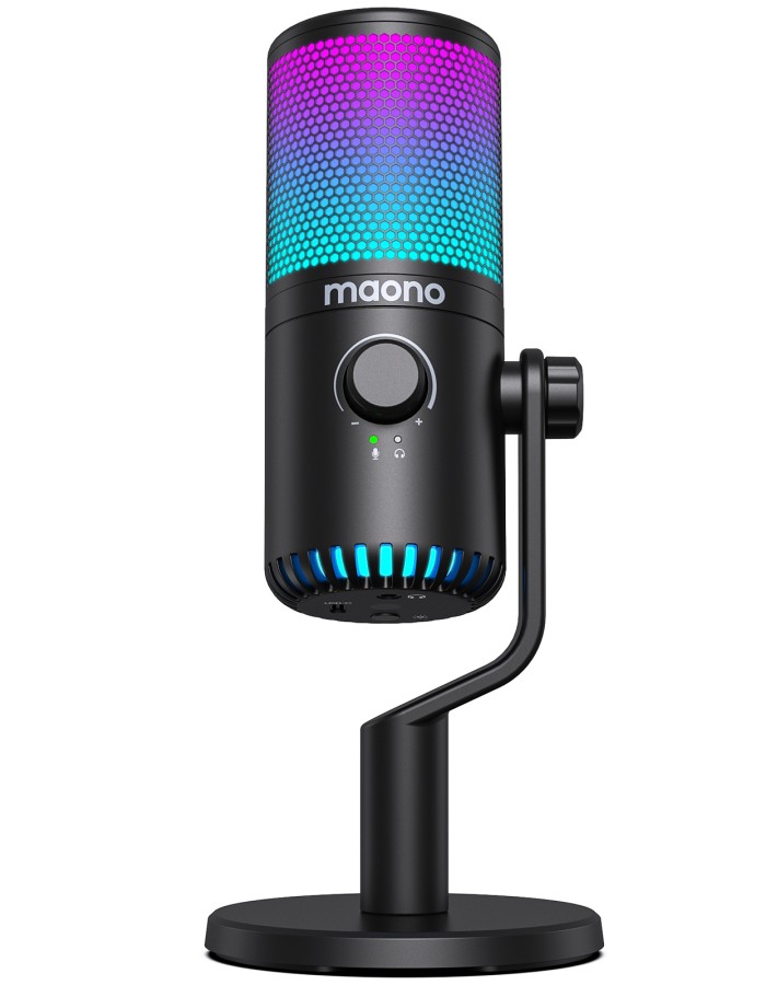 Maono DM30RGB Desktop Condenser Microphone with Controllable Lights Maono DM30RGB Desktop Condenser Microphone with Controllable Lights