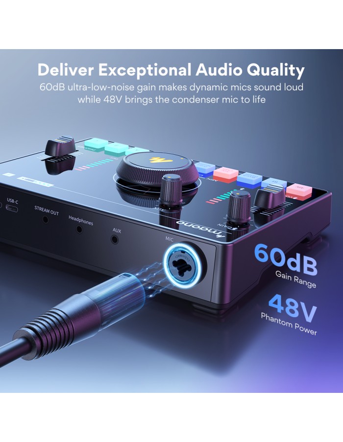Maono AMC2 NEO Streaming Audio Mixer Console Maono AMC2 NEO Streaming Audio Mixer Console