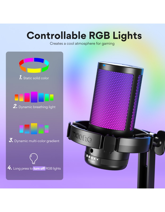 Maono DGM20 Desktop USB Condenser Microphone