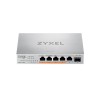 Zyxel 5-Port 2.5G Multi-Gigabit PoE Switch, 4 PoE + 10G SFP+ XMG-105HP Zyxel 5-Port 2.5G Multi-Gigabit PoE Switch, 4 PoE + 10G SFP+ XMG-105HP