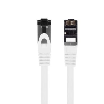 Lanberg Patch Cable CAT8.1 S/FTP CU LSZH 0.5m White Lanberg Patch Cable CAT8.1 S/FTP CU LSZH 0.5m White