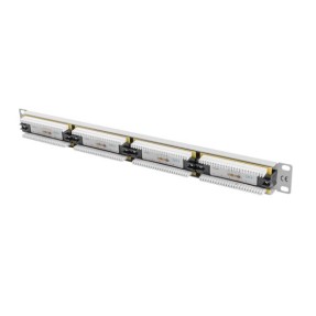 Lanberg Patch Panel 24-Port 1U 19" CAT6 UTP Grey