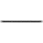 Lanberg Patch Panel 24-Port 0.5U 19" CAT6 UTP Black