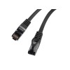 Lanberg Patch Cable CAT8.1 S/FTP CU LSZH 0.25m Black Lanberg Patch Cable CAT8.1 S/FTP CU LSZH 0.25m Black
