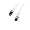 Lanberg Patch Cable CAT8.1 S/FTP CU LSZH 0.5m White