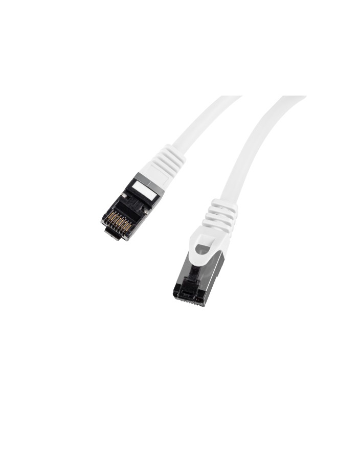Lanberg Patch Cable CAT8.1 S/FTP CU LSZH 0.5m White