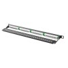 Lanberg Patch Panel 24-Port 0.5U 19" CAT6 UTP Black