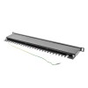 Lanberg Patch Panel 24-Port 0.5U 19" CAT6 UTP Black
