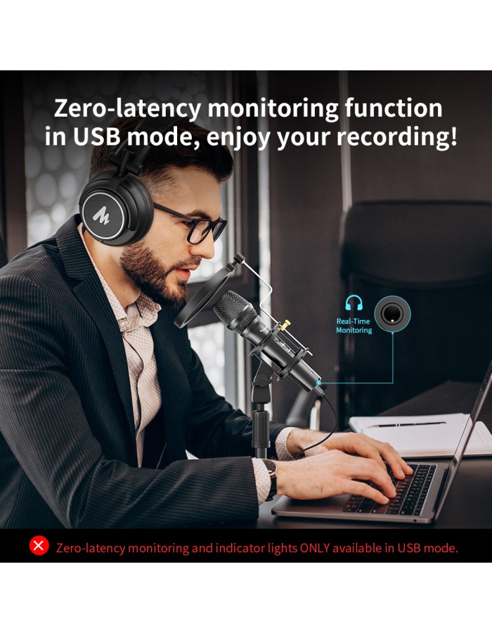 Maono HD300T Dynamic Desktop USB/XLR Microphone