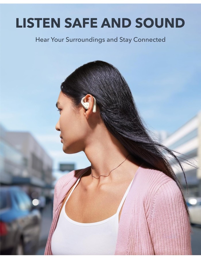 Anker Soundcore TWS Open Air Earphones AeroFit White Anker Soundcore TWS Open Air Earphones AeroFit White