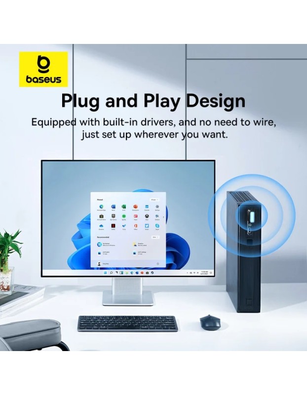 Baseus WiFi USB Adapter 650Mbps with Build In Antenna Baseus WiFi USB Adapter 650Mbps with Build In Antenna