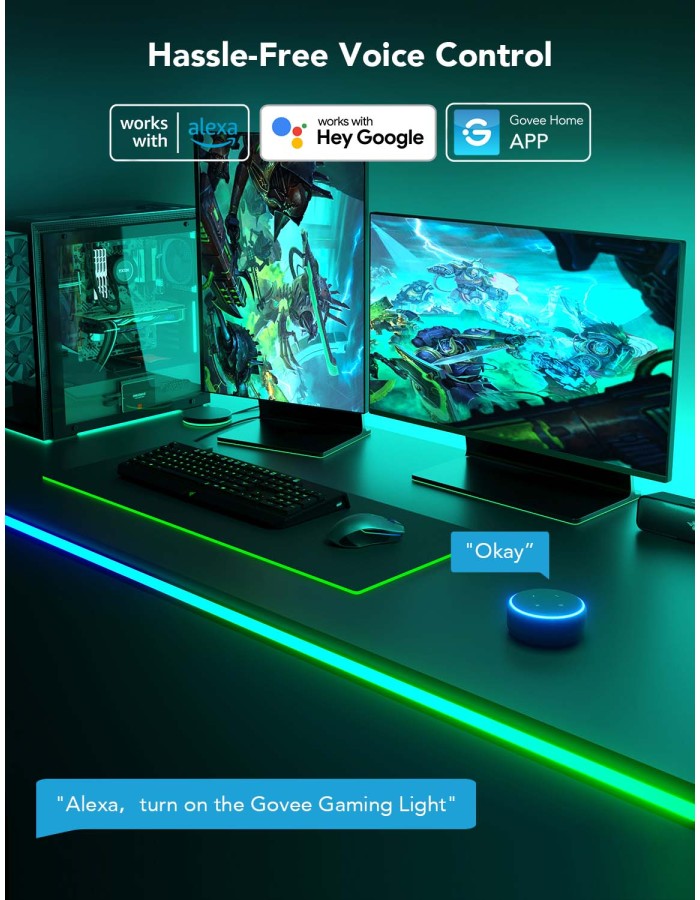 Govee Gaming Neon Table Light 3m H61C3 Govee Gaming Neon Table Light 3m H61C3