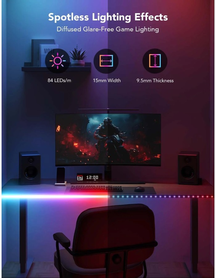 Govee Gaming Neon Table Light 3m H61C3 Govee Gaming Neon Table Light 3m H61C3