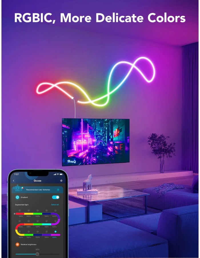 Govee Neon LED Strip Light 5m H61A2 Govee Neon LED Strip Light 5m H61A2