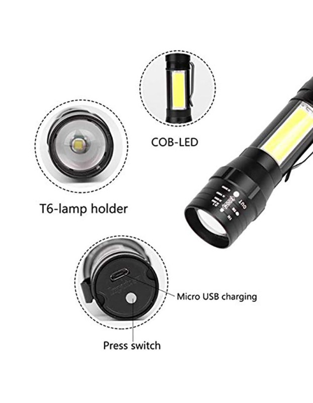 Uniross ULFL013 USB Rechargeable Pocket Light 80 Lumens