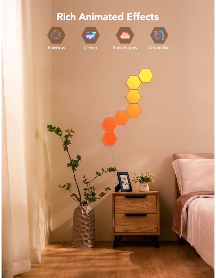 Govee Glide Hexa Light Panels 10pcs B6061 Govee Glide Hexa Light Panels 10pcs B6061
